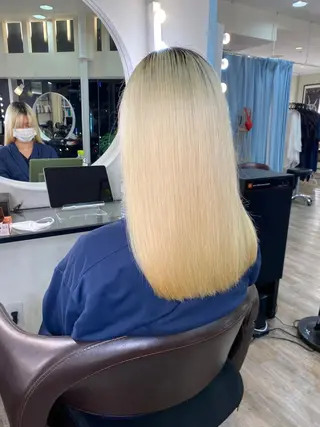 ロング カラー 山﨑 燦人のヘアスタイル