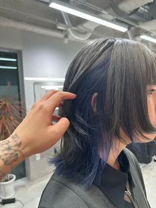 ミディアム カラー Gisel みらののヘアスタイル