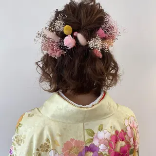 ショート ヘアアレンジ やまぐち もえかのヘアスタイル