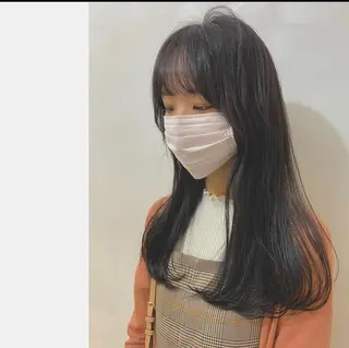 ロング カラー 派手カワ🌈💖 イノウエアヤカのヘアスタイル