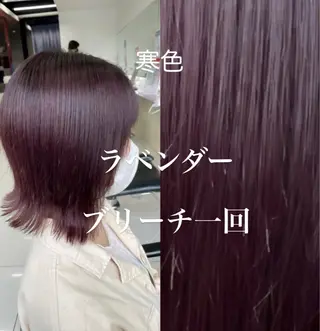 ミディアム カラー 🇰🇷ブリーチ✖︎ 髪質改善七星🇰🇷のヘアスタイル