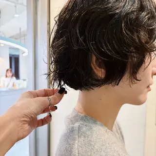 パーマ ショート FILMS 柏所属・UCHIBORI NAMIのヘアスタイル