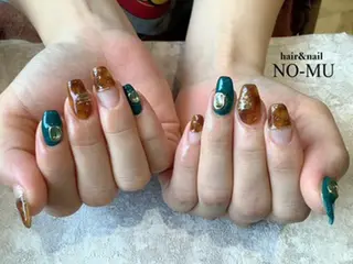 ネイル hair＆nail NO-MU所属・hair＆nail NO-MUのネイルデザイン