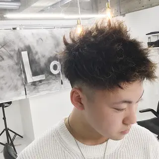 パーマ メンズ メンズサロンLOSS所属・メンズサロン rootのヘアスタイル