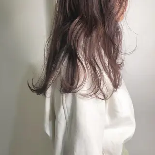 セミロング カラー ヘアアレンジ メンズ マツエク・マツパ Noah's　Ark所属・透明感カラー🫧ヘア セット🫧松本菜月の眉毛・アイブロウイメージ