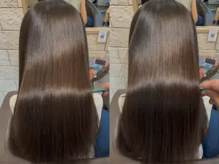 ロング シュモレ ポルターレ所属・髪質改善/東雲 美髪縮毛矯正/小坂翔のヘアスタイル