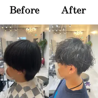 ショート 髪質改善× ハイライト溝江のヘアスタイル