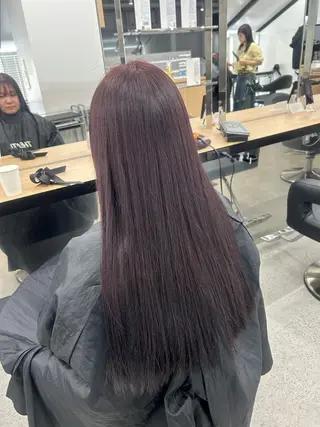 ロング カラー 愛結 暖色カラー🎀🩰のヘアスタイル