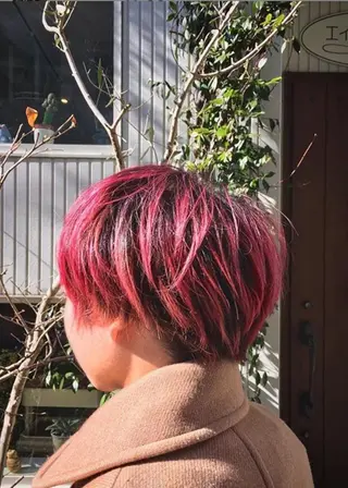 ショート カラー メンズ ruearle所属・たつや ・のヘアスタイル