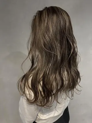 ロング カラー M IIのヘアスタイル