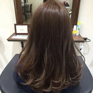 ロング 韓国レイヤーカット KOUKIのヘアスタイル