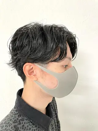 ショート パーマ メンズ 【東北メンズヘア1 位受賞🥇】本間祐太のヘアスタイル