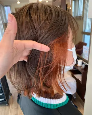 ミディアム SAEKI【ior 】北千住店ブリーチのヘアスタイル