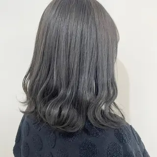 ミディアム カラー お洒落パーマ/ 艶カラー/michiのヘアスタイル