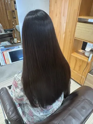ロング 縮毛矯正/髪質改善 山田 省吾のヘアスタイル