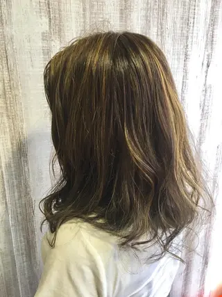 ミディアム カラー 襟足特化型美容師 🌈ATSUSHIのヘアスタイル