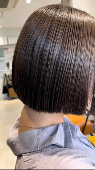 ショート 縮毛矯正 松崎祥のヘアスタイル
