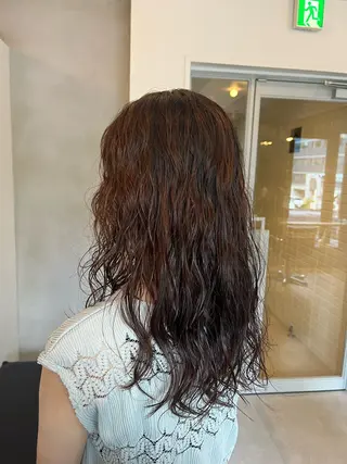 パーマ 彩葉/ブリーチ/ カットモデル栄・伏見のヘアスタイル