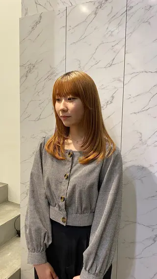 ロング マツザキ マナトのヘアスタイル