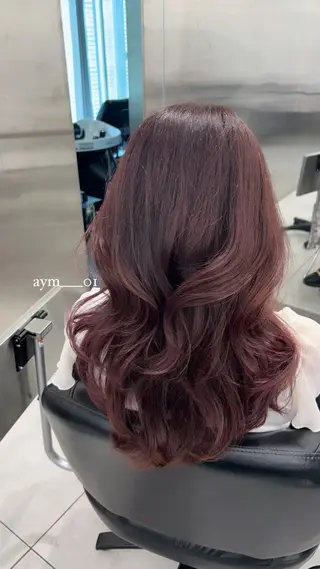 セミロング 銀座/韓国ヘア🤍 レイヤーAYUMIのヘアスタイル