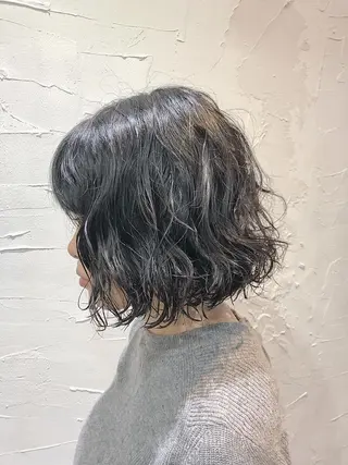 ミディアム カラー Lauburu渋谷 officialのヘアスタイル