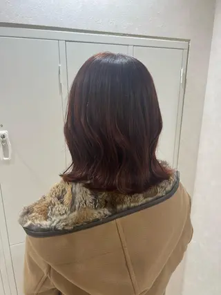 ミディアム mina .のヘアスタイル