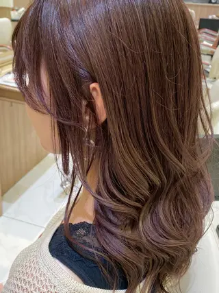 ロング カラー 古川 琴美のヘアスタイル