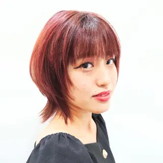 ショート カラー 美容室placer所属・髪質改善☆稲垣貴士 【プラセル】高蔵寺のヘアスタイル