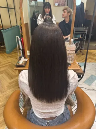 セミロング 暖色カラー/艶髪/ 池袋/YUKAのヘアスタイル