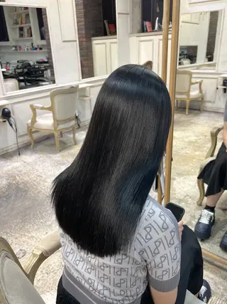 ロング ヘアアレンジ グレージュ/艶髪矯正 🪐takushiのヘアスタイル