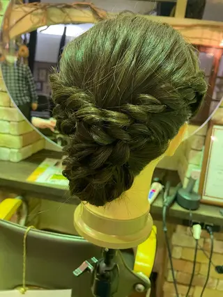 ヘアアレンジ hair  make echo所属・hair make echo滿木あい花のヘアスタイル