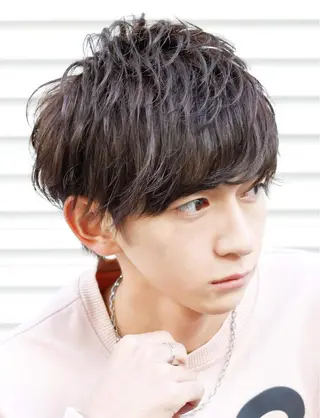 ショート カラー メンズ イズ ミのヘアスタイル