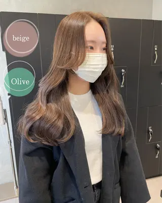 セミロング 【美容室が苦手な方 専問美容室】MIHOのヘアスタイル
