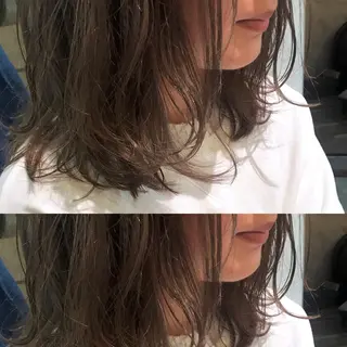 セミロング カラー 松村 崇弘のヘアスタイル