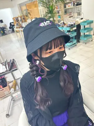 ロング ヘアアレンジ エクステ♡ヘアメ 内村麻衣のヘアスタイル