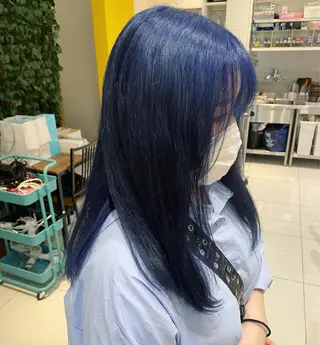 セミロング カラー マツエク・マツパ HOLON池袋所属・ウルフカット ハッシュカット/七海のヘアスタイル