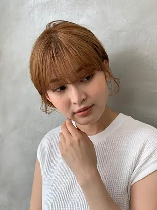 ショート カラー 🌿似合わせブリーチ 松本朋幸🌿のヘアスタイル