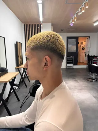 ショート カラー メンズ ジパング インスパイア所属・メンズ特化/特殊ヘア Takumaのヘアスタイル