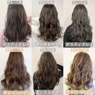 セミロング カラー ハイライト／髪質改善 裕樹のヘアスタイル