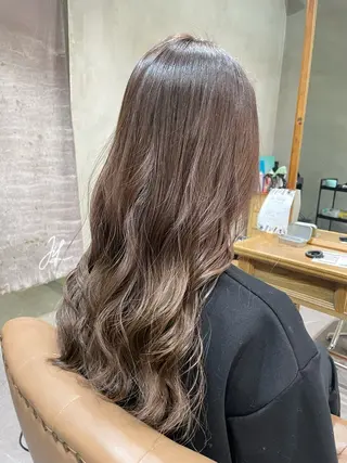 ロング カラー GIFT 西宮北口店 【ギフト】所属・石山  健太 /縮毛矯正/髪質改善のヘアスタイル