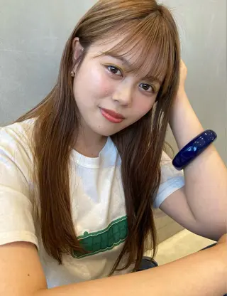 ロング カラー nono/パーマ /顔まわりカット🐈のヘアスタイル