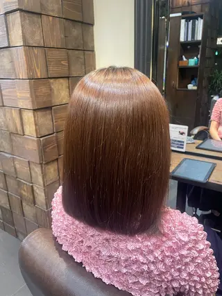 セミロング MINX 野村実莉 カット/パーマのヘアスタイル