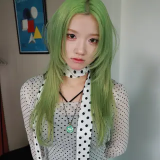 ミディアム カラー 色落ちまで2度綺麗な ハイトーン⭐️ヨシキのヘアスタイル