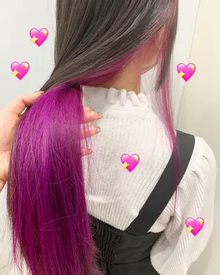 カラー EMANON新宿東口所属・新宿駅近♡個室 ♡関口三都季🌜のヘアスタイル