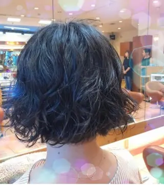 ショート パーマ 奥谷 美代子のヘアスタイル