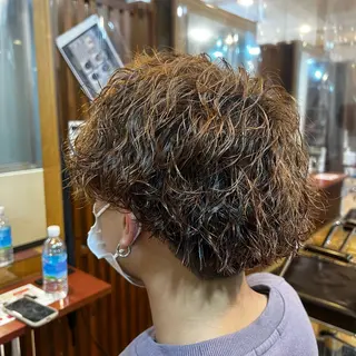 パーマ メンズ 小川 春花のヘアスタイル