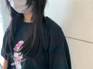 セミロング ヘアアレンジ 髪質改善/縮毛矯正 ツヤ髪🩷さつきのヘアスタイル