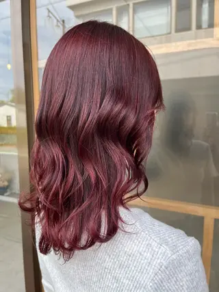 ミディアム カラー ✿高宮一花 ✿のヘアスタイル