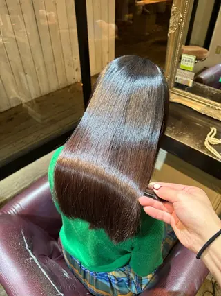 ロング カラー 癖毛&ダメージ改善 カット/soyaのヘアスタイル