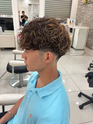 カラー パーマ メンズ 🌨️Ash二子玉川 ハセベ🌨️のヘアスタイル